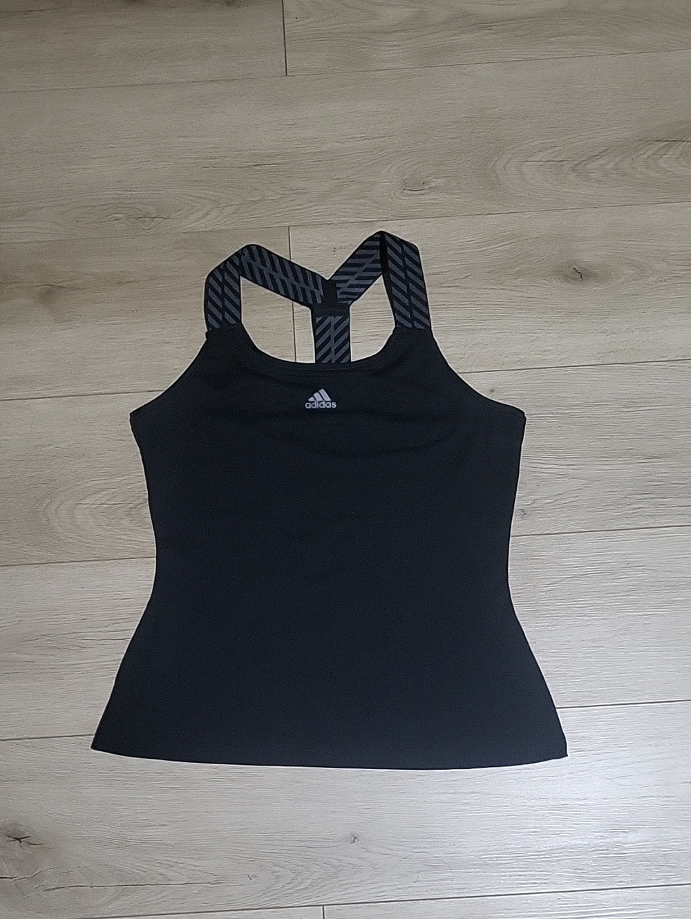 adidas Black Racerback Performance Tank Top